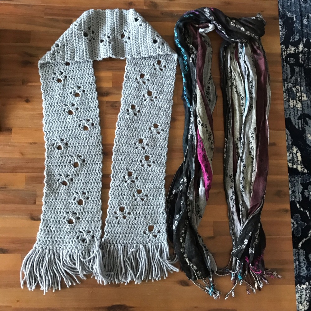 Dog Mom/dog lover scarf bundle!